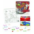 Set 2 x Carte Coloriaj Adulti si 24 Creioane Colorate