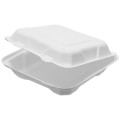 Set 2 x Caserole Biodegradabile, Compostabile Scoica, Albe 20x20 cm, 50 buc