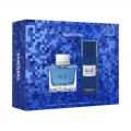 Set 2 x Caseta Cadou Antonio Banderas Blue Seduction, Barbati, Apa de Toaleta 50 ml si After Shave Balsam 75 ml