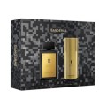 Set 2 x Caseta Cadou Antonio Banderas Golden Secret, Barbati, Apa de Toaleta 100 ml si Deodorant 150 ml