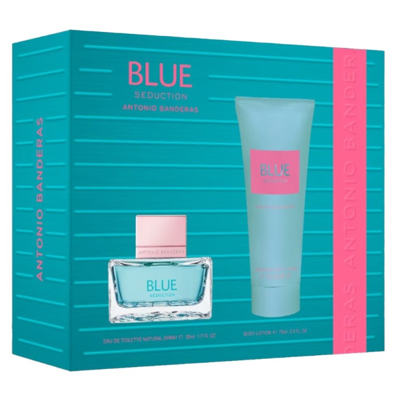 Set 2 x Caseta Cadou Apa de Toaleta, Antonio Banderas, 50 ml si Lotiune de Corp, 75 ml