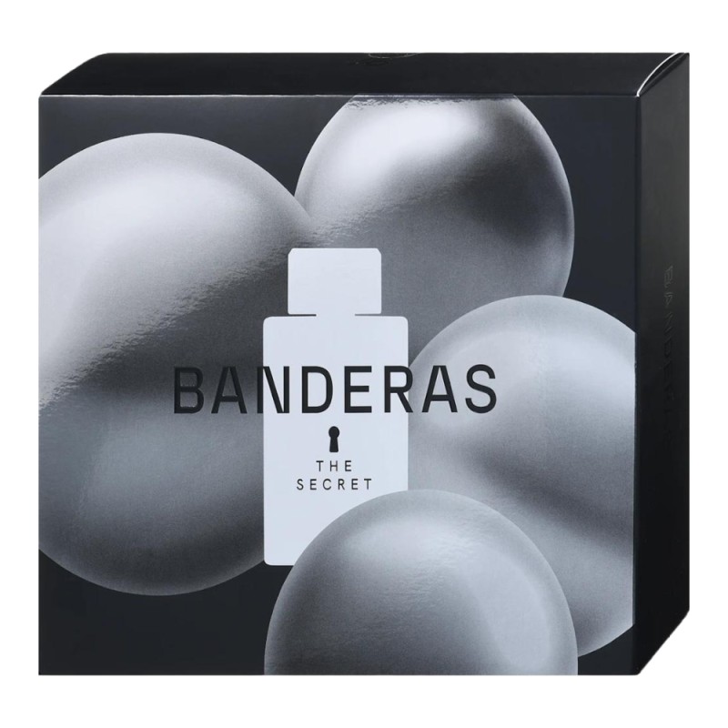 Set 2 x Caseta Cadou Barbati Antonio Banderas Secret, Apa de Toaleta 50 ml, Balsam dupa Ras 75 ml