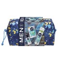 Set 2 x Caseta Cadou Barbati, Nivea Men Fresh Kick, Geanta, Lotiune dupa Ras, Gel de Ras si Deodorant Roll-On