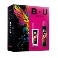 Set 2 x Caseta Cadou B.U. One Love, Femei, Parfum Deodorant Spray pentru Corp 75 ml si Deodorant Spray pentru Corp 150 ml