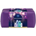 Set 2 x Caseta Cadou Femei Nivea, Lotiune Corp, Gel Dus, Roll-on, Apa Micelara, Geanta