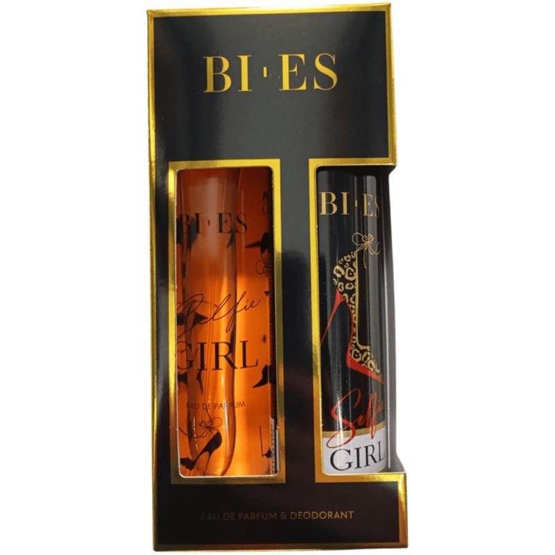 Set 2 x Caseta Cadou Femei Selfie Girl, Apa Parfum 100 ml, Deodorant 150 ml