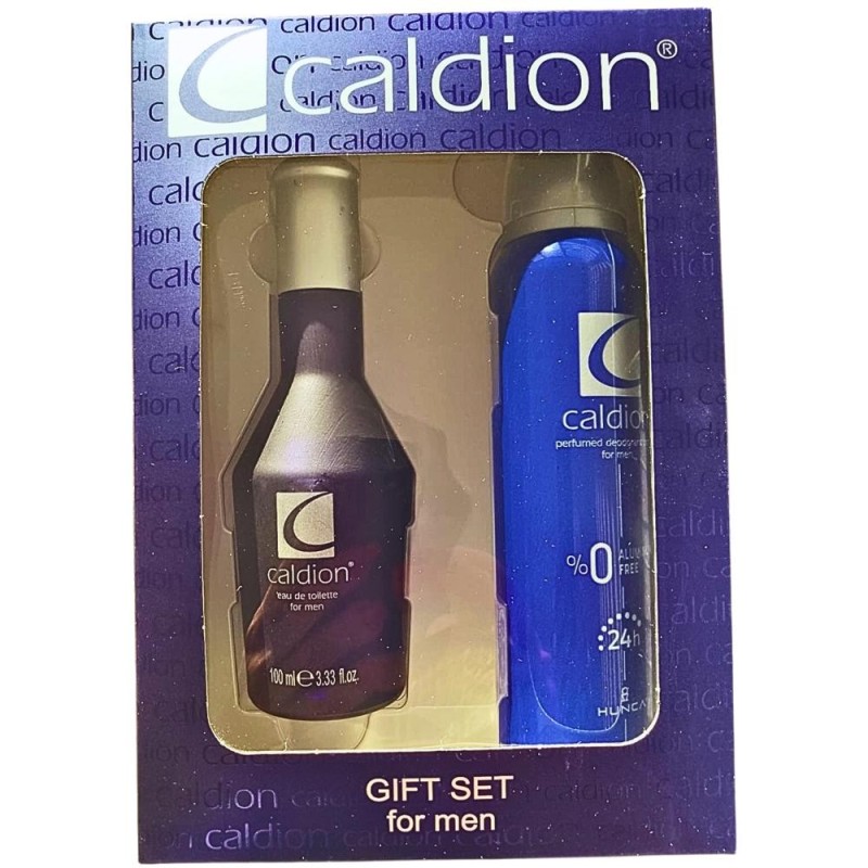 Set 2 x Caseta Caldion, Barbati, Apa de Toaleta 100 ml si Deodorant Spray 150 ml