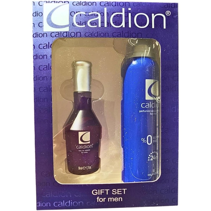 Set 2 x Caseta Caldion, Barbati, Apa de Toaleta 50 ml si Deodorant Spray 150 ml