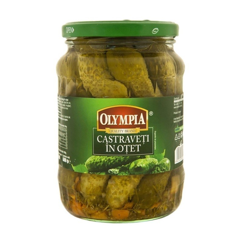 Set 2 x Castraveti in Otet Olympia, 680 g