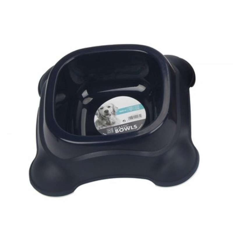 Set 2 x Castron pentru Caini din Plastic, M-Pets, 2300 ml