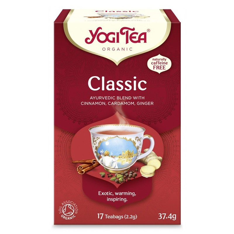 Set 2 x Ceai Bio Classic, Yogi Tea, 17 Plicuri, 37.4 g