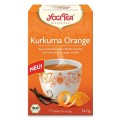Set 2 x Ceai Bio cu Curcuma, Portocale si Vanilie, Yogi Tea, 17 Plicuri, 34 g