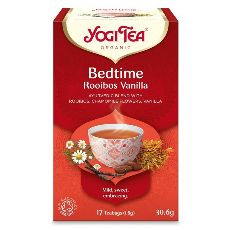 Set 2 x Ceai Bio de Seara cu Rooibos si Vanilie, Yogi Tea, 17 Plicuri, 30.6 g
