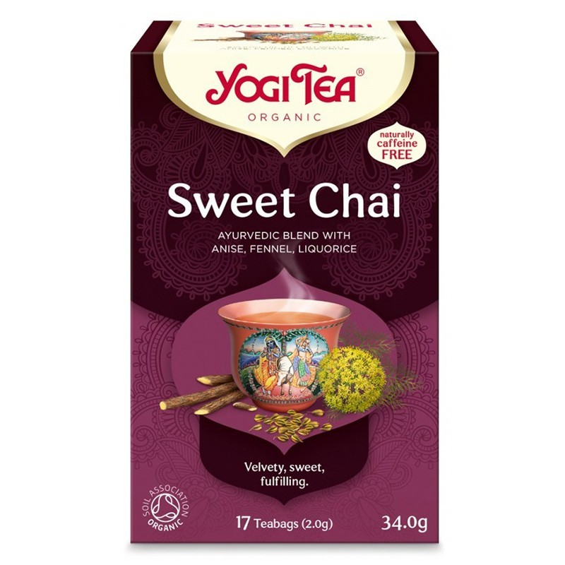 Set 2 x Ceai Bio Dulce, Yogi Tea, 17 Plicuri, 30.6 g