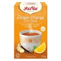 Set 2 x Ceai Bio Ghimbir, Portocale si Vanilie, Yogi Tea, 17 Plicuri, 30.6 g
