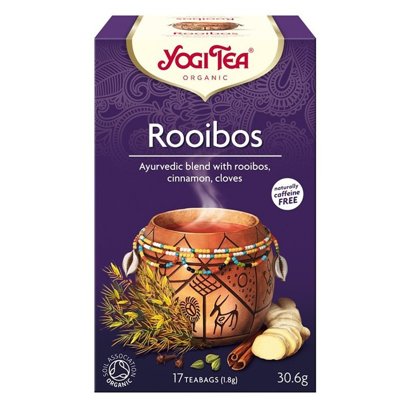 Set 2 x Ceai Bio Rooibos, Yogi Tea, 17 Plicuri, 30.6 g