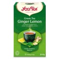 Set 2 x Ceai Bio Verde cu Ghimbir si Lamaie, Yogi Tea, 17 Plicuri, 30.6 g