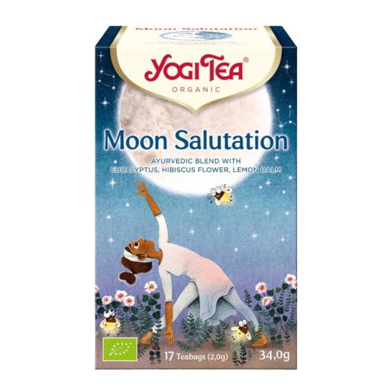 Set 2 x Ceai Bio, Yogi Tea, Moon Salutation, 17 Plicuri x 2 g