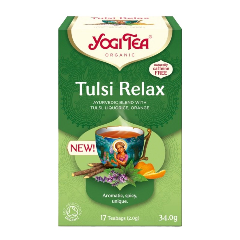 Set 2 x Ceai Bio, Yogi Tea, Tulsi Relax, 34 g