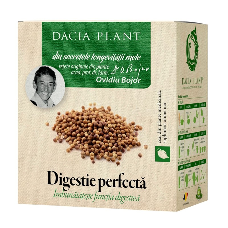 Set 2 x Ceai Digestie Perfecta, 50 g, Dacia Plant