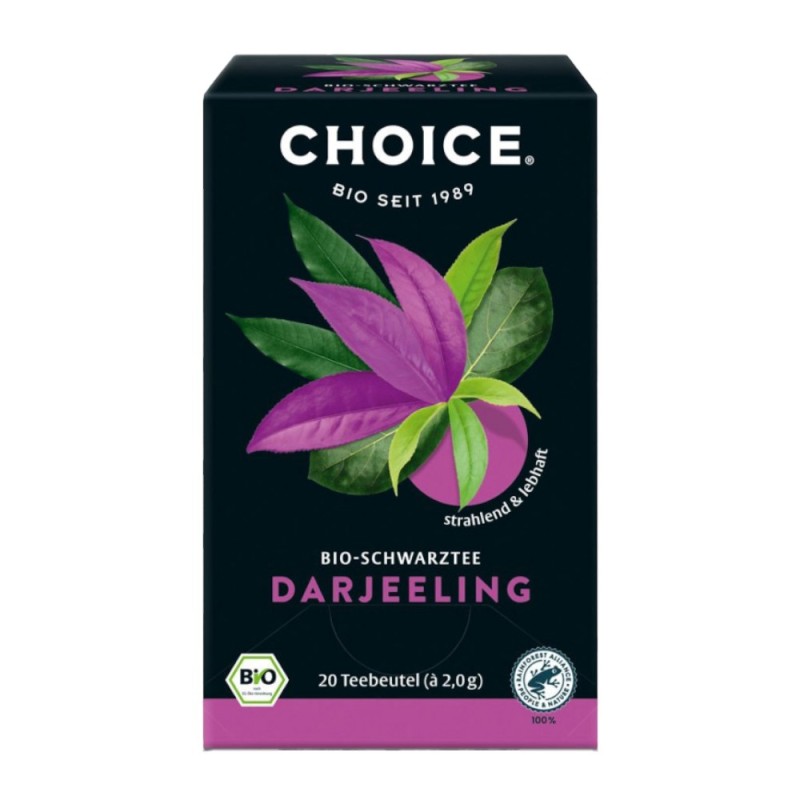 Set 2 x Ceai Negru Bio, Yogi Tea, Darjeeling, 20 Plicuri x 2 g