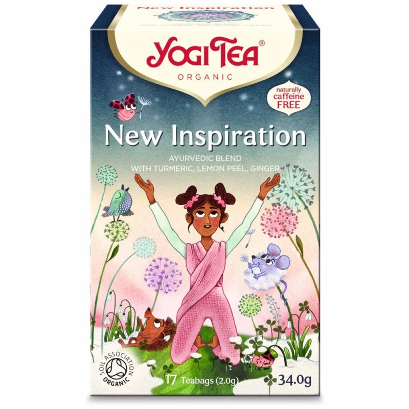 Set 2 x Ceai New Inspiration, Yogi Tea, Bio, 17 Pliculete, 34 g