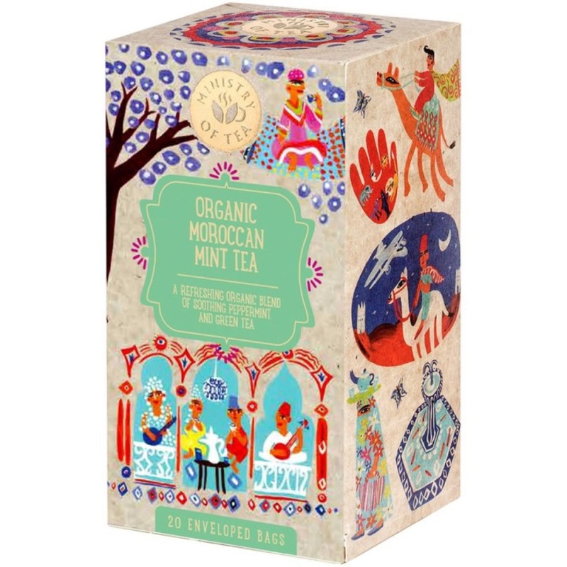 Set 2 x Ceai Organic Infuzie Condimente Morrocan Mint, Ministry Of Tea