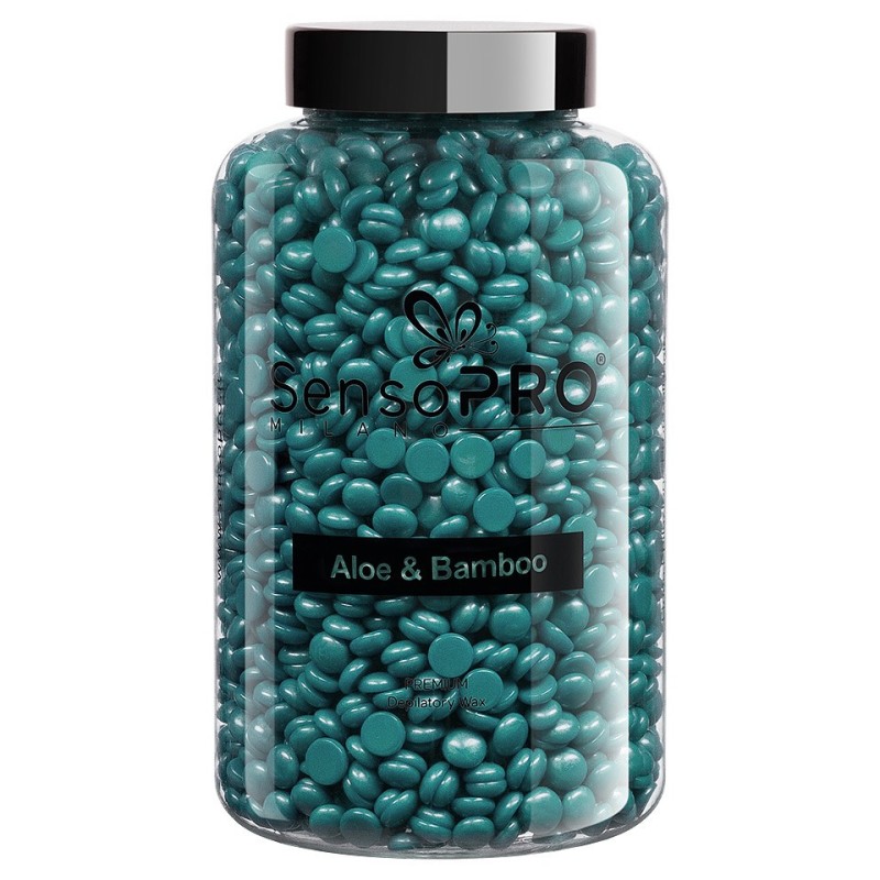 Set 2 x Ceara Epilat Elastica Premium, SensoPRO Milano, Aloe si Bambus, 400 g