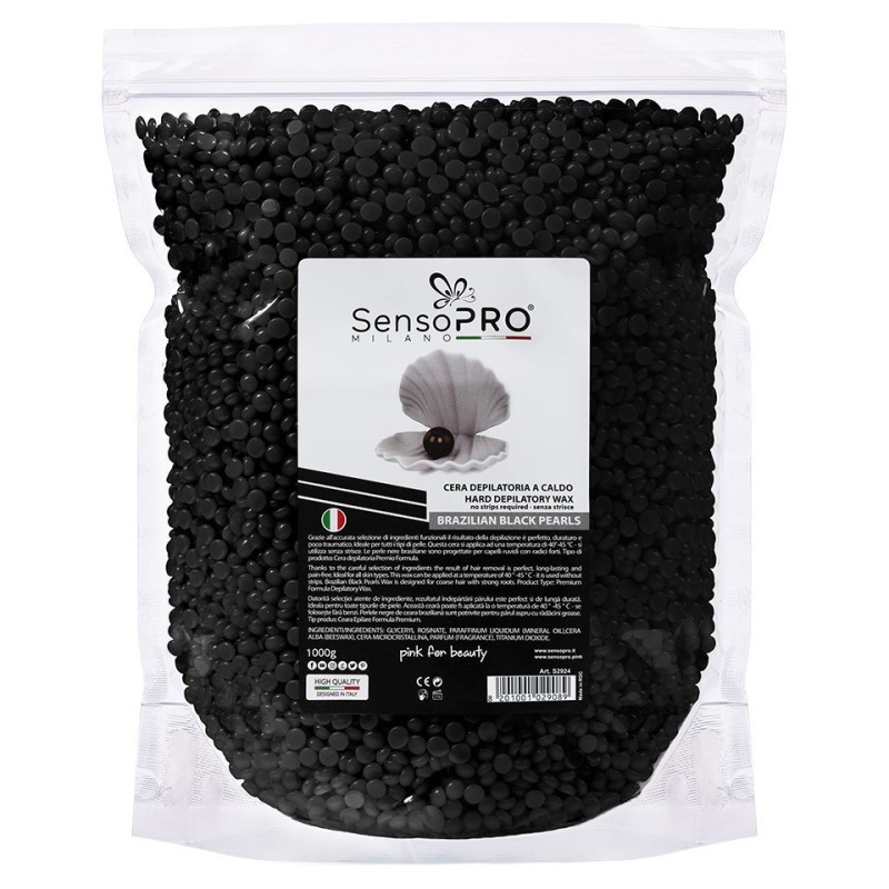 Set 2 x Ceara Epilat Granule, SensoPRO Milano, Black Pearls, 1 kg