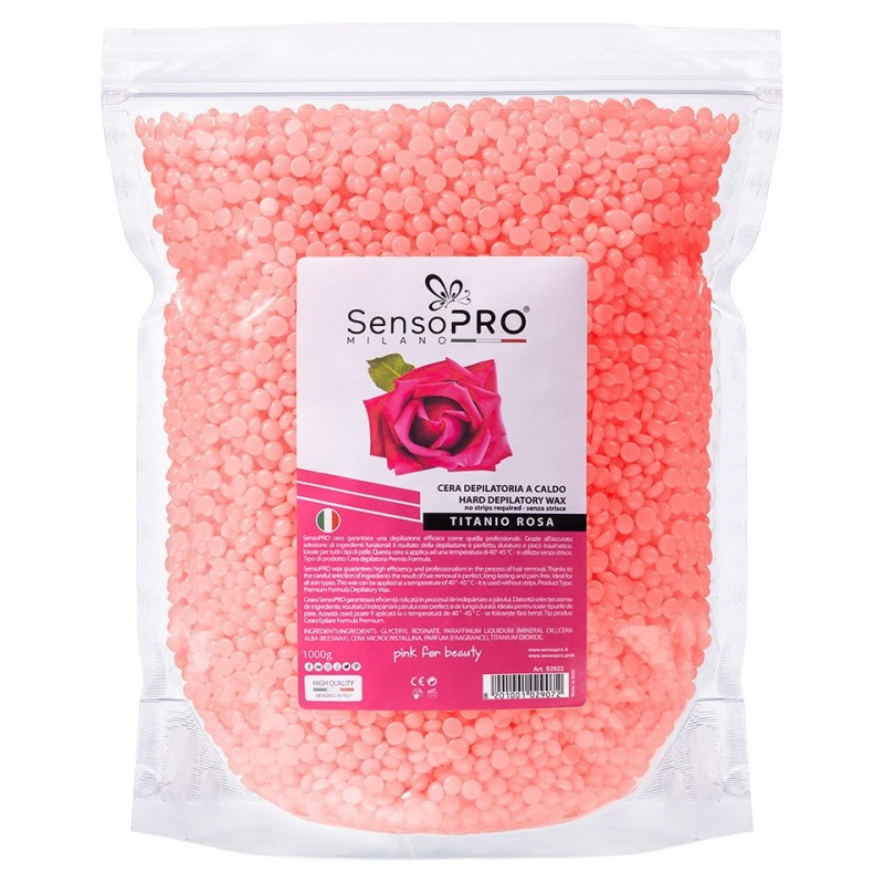 Set 2 x Ceara Epilat Granule, SensoPRO Milano, Titanio Rosa, 1 kg