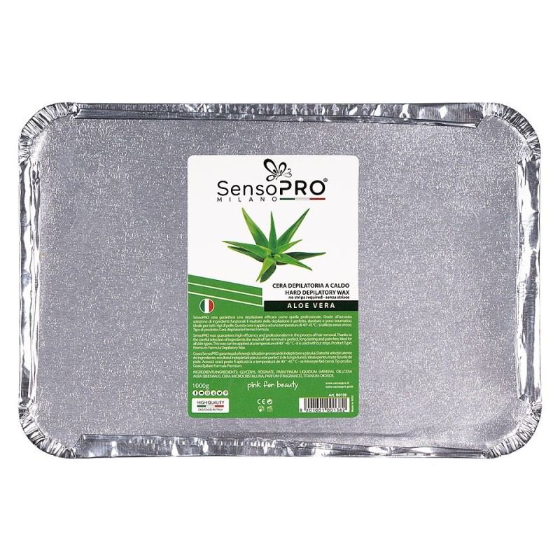 Set 2 x Ceara Epilat Traditionala cu Aloe Vera, SensoPRO Milano, 1 kg