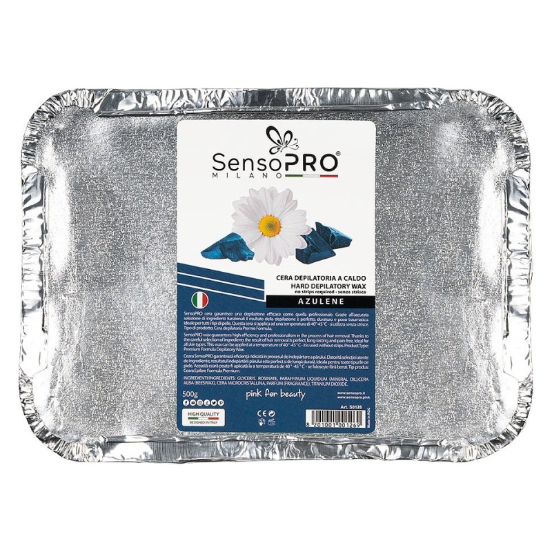Set 2 x Ceara Epilat Traditionala cu Azulene, SensoPRO Milano, 500 g