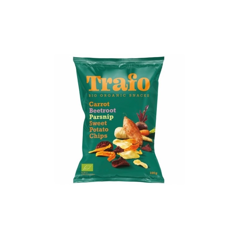 Set 2 x Chipsuri Bio de Legume, 100 g, Trafo