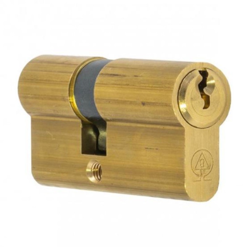 Set 2 x Cilindru Siguranta 60 mm Descentrat, 20x30 mm, Cama Uni0, 3 Chei