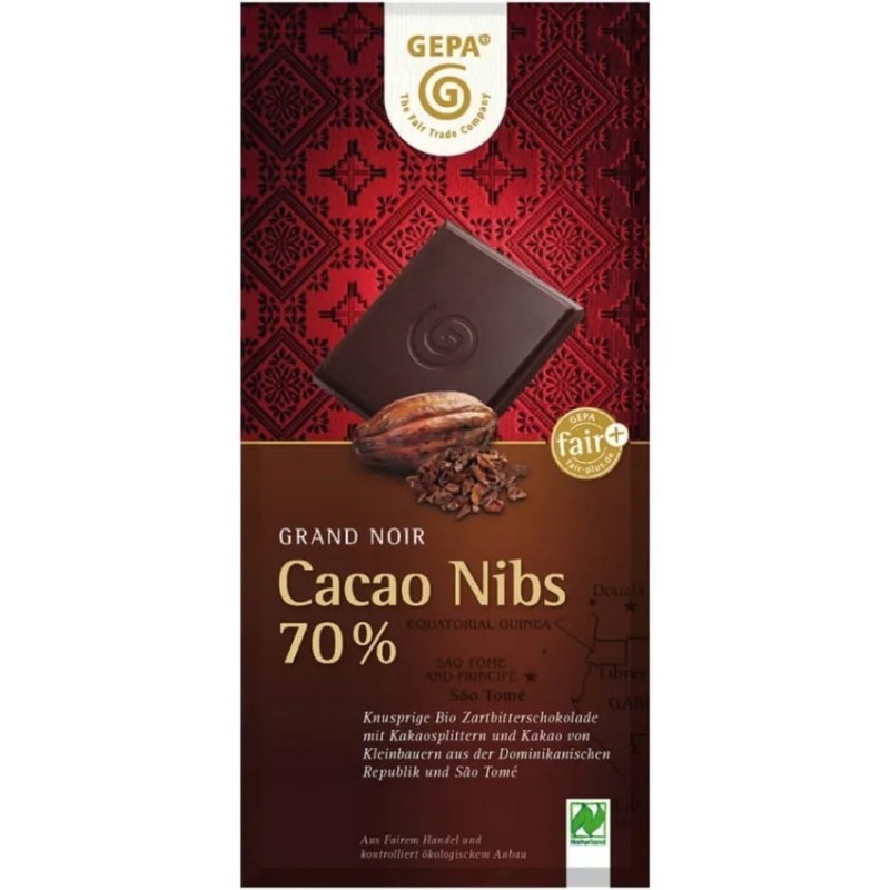 Set 2 x Ciocolata Amaruie BIO, 70% Cacao, 100 g, Gepa