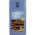 Set 2 x Ciocolata cu Lapte 33% Cacao, 100 g, Gepa