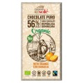 Set 2 x Ciocolata Neagra BIO cu Portocale, 56% Cacao, 100 g, Chocolates Sole