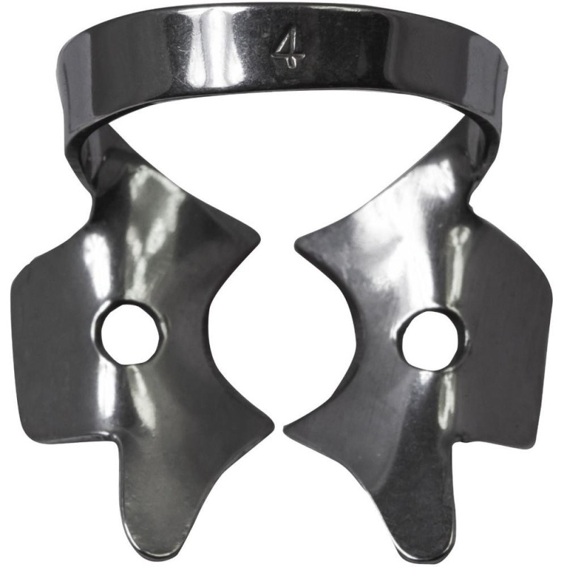 Set 2 x Clema pentru Diga cu Aripi, Inox, 4, Molari Superiori, dinti de Lapte, Prima