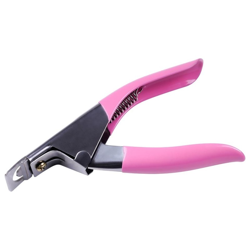 Set 2 x Cleste Unghii Tip Ghilotina pentru Tipsuri SensoPRO Milano, Roz