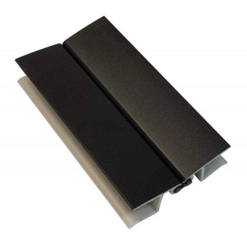 Set 2 x Coltar Multiangolo pentru Plinta H120 mm, Finisaj Negru