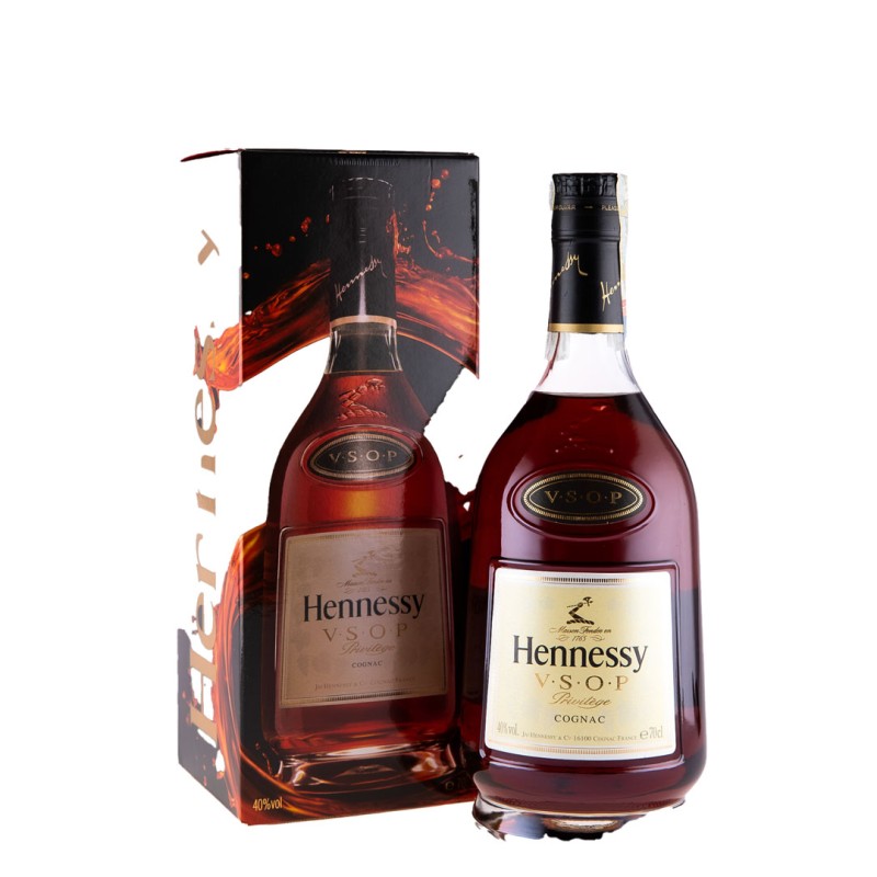 Set 2 x Coniac Hennessy V.S.O.P. 40%, 0.7 l, Cutie
