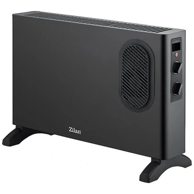 Set 2 x Convector Electric Zilan, 2 Trepte Viteza 1250 W-2000 W, Protectie Supraincalzire, Termostat Reglabil