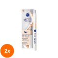 Set 2 x Corector Hidratant pentru Ochi Nivea Cellular 3 in 1, Light 4 ml
