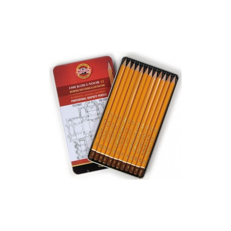 Set 2 x Creioane Grafit, Tip Grafica, Colectie 5B - 5H