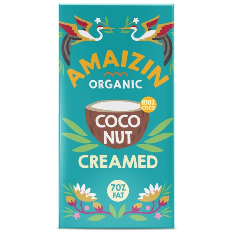 Set 2 x Crema Bio de Cocos, 70% Grasime, Amaizin, 200 g