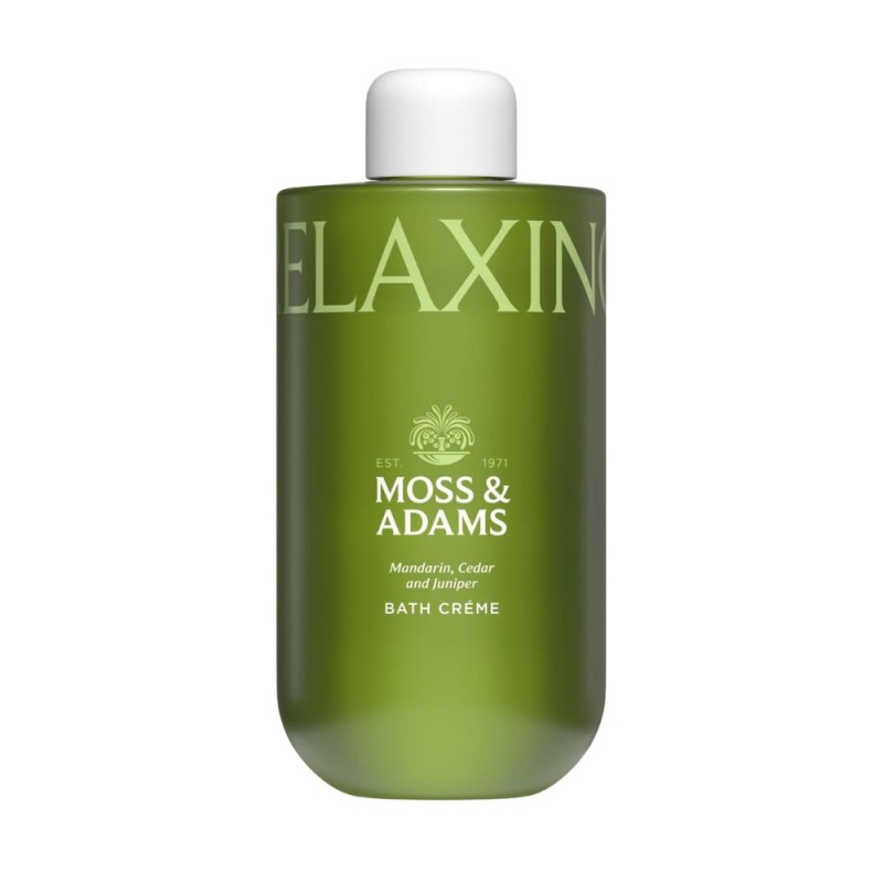 Set 2 x Crema de Baie Moss and Adams, Relaxing, Mandarina, Cedru si Ienupar, 600 ml