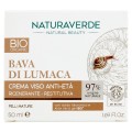 Set 2 x Crema de Fata Bio Anti-rid Naturaverde, cu Extract de Melc, 50 ml