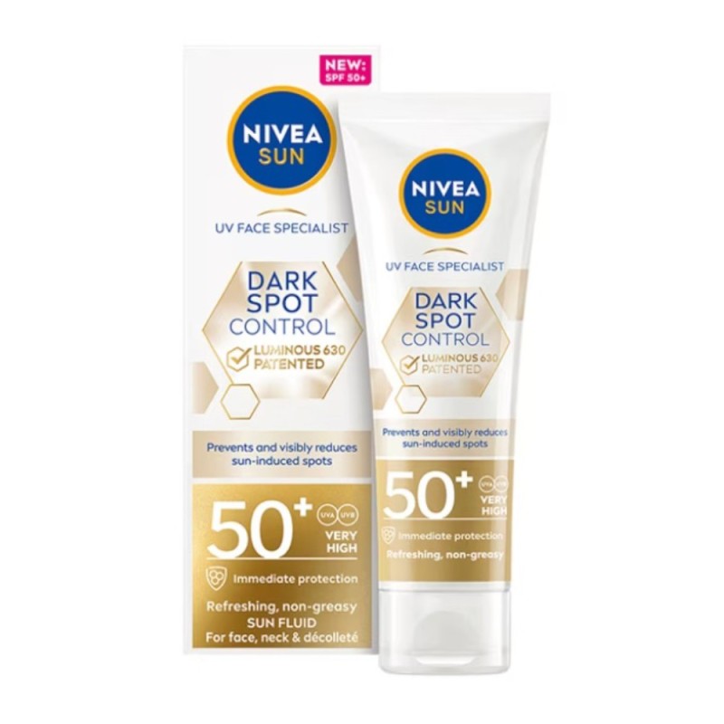 Set 2 x Crema de Fata cu Protectie Solara Nivea Sun Dark Spot Control, SPF 50, 40 ml