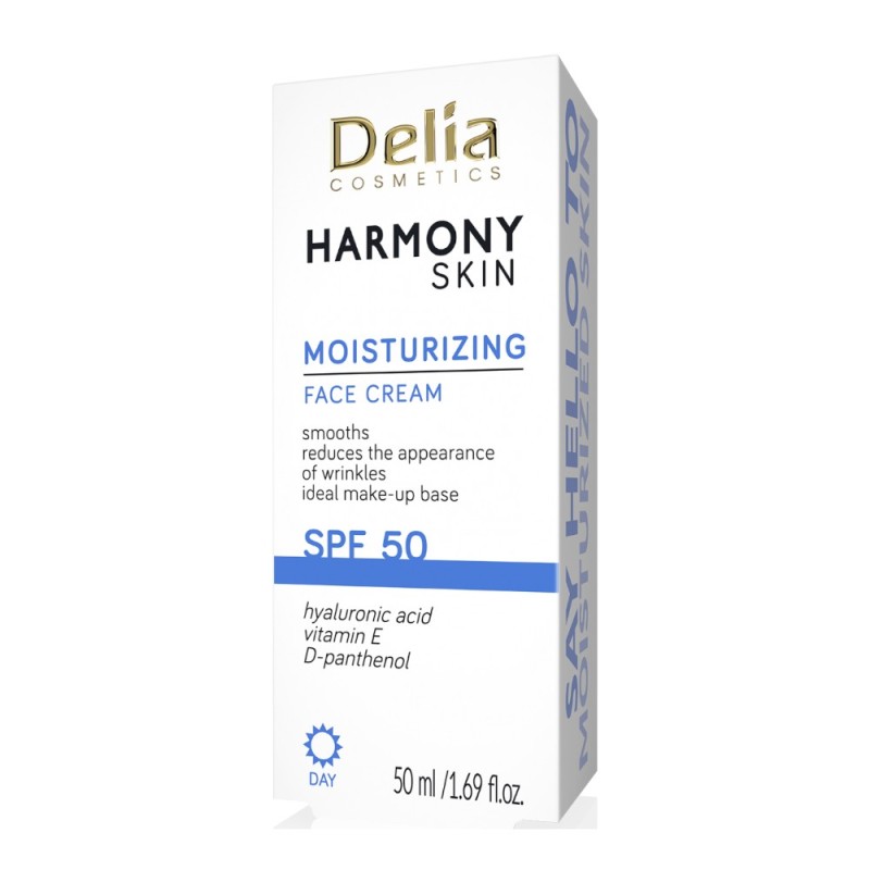 Set 2 x Crema de Fata Hidratanta Delia Harmony, SPF 50, 50 ml