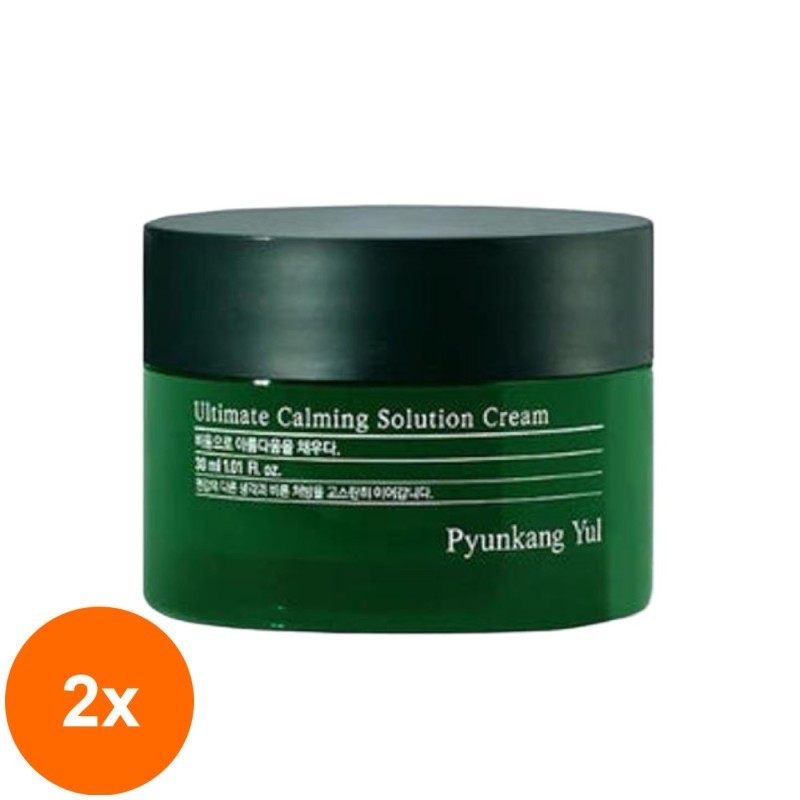 Set 2 x Crema de Fata Suprema Calmanta Anti-Acneica Pyunkang Yul Ultimate, 30 ml